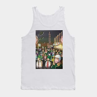 Retro Scooter, Classic Scooter, Scooterist, Scootering, Scooter Rider, Mod Art Tank Top